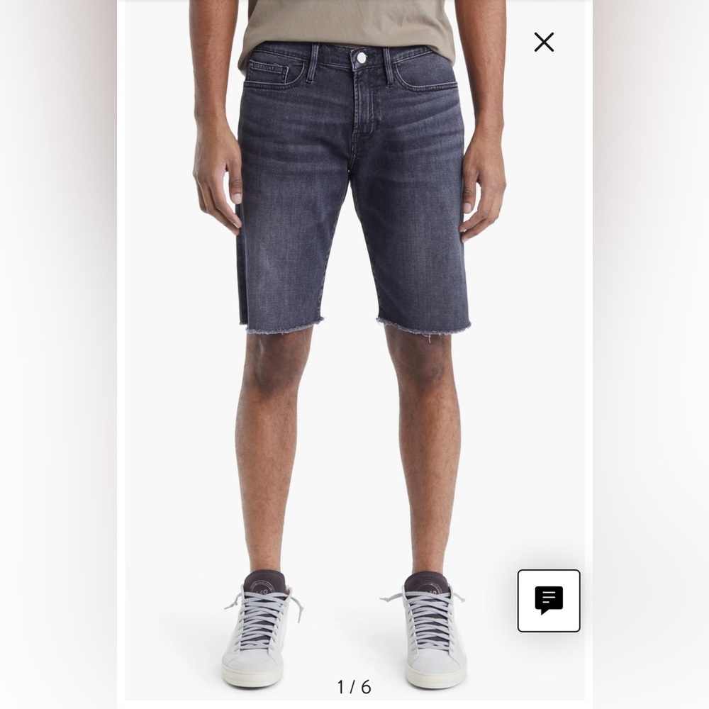 FRAME L'Homme Cutoff Denim Shorts
